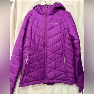 Columbia Heavenly Hooded jacket size large